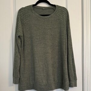 Women's Long Sleeve Top - Green